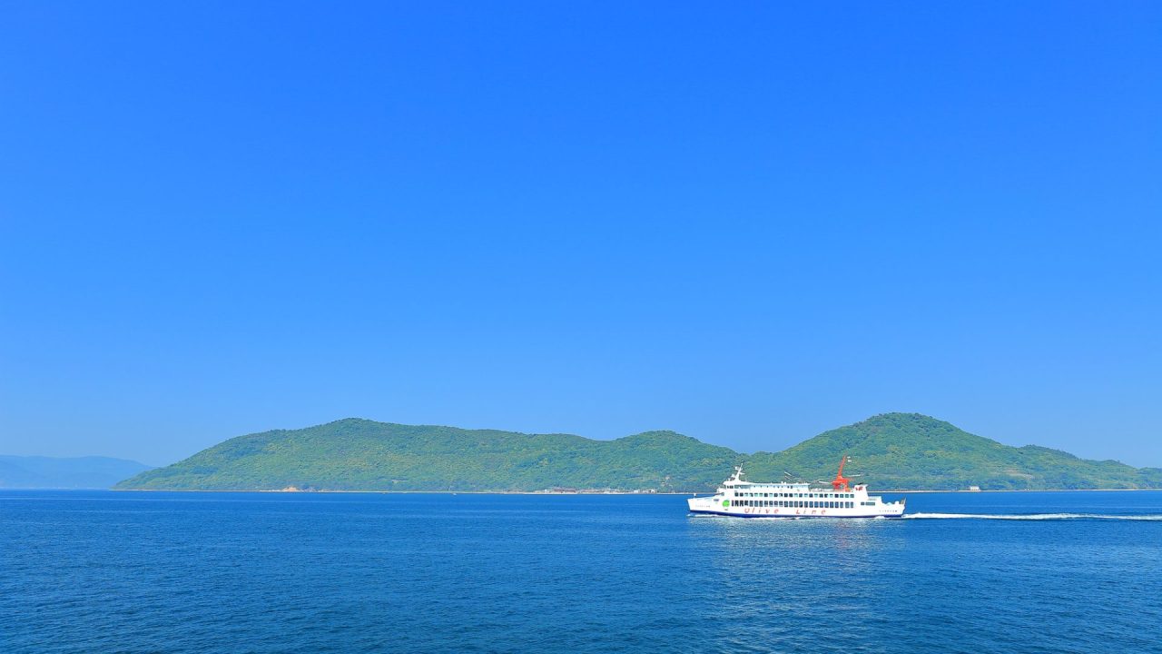 小豆島フェリーと鬼ヶ島（女木島